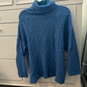 Aerie Cropped Cable Knit Sweater